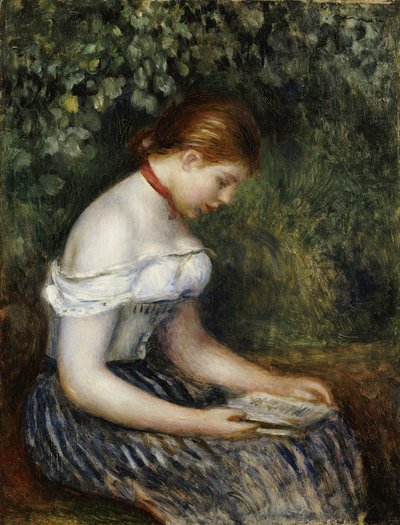 The Reader by Pierre Auguste Renoir