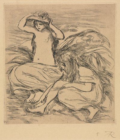 The Two Bathers by Pierre Auguste Renoir
