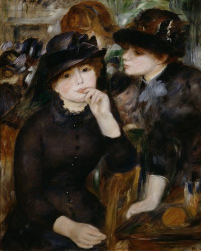 Two Girls in Black by Pierre Auguste Renoir