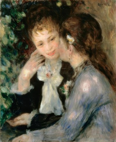 Confidential Conversations by Pierre Auguste Renoir