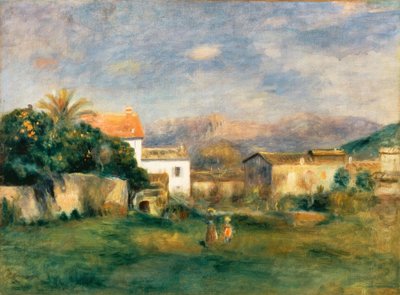 View of Cagnes by Pierre Auguste Renoir