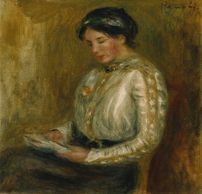 Woman Reading by Pierre Auguste Renoir