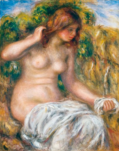Woman by Spring, 1914 by Pierre Auguste Renoir
