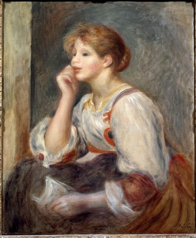 Woman with a Letter by Pierre Auguste Renoir