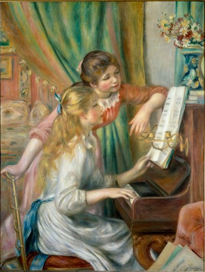 Young Girls at the Piano by Pierre Auguste Renoir