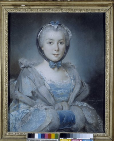 Portrait of a Woman in Blue by Pierre Bernard