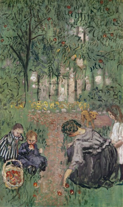 Apple Gathering by Pierre Bonnard