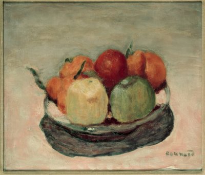 Plate of Fruits or The Apples by Pierre Bonnard