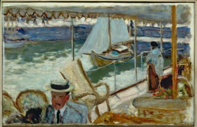 On a Yacht by Pierre Bonnard