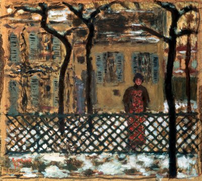 Behind the Fence by Pierre Bonnard