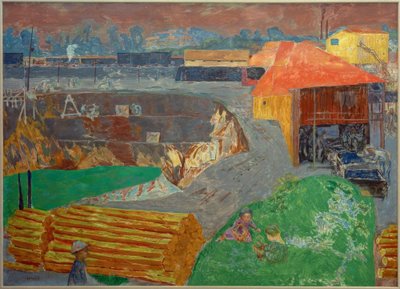 Lignite Quarry by Pierre Bonnard