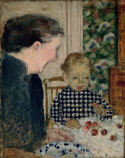 Child Eating Cherries, 1895 by Pierre Bonnard