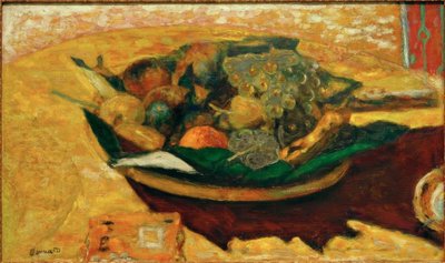 Bowl of Fruit on a Table by Pierre Bonnard