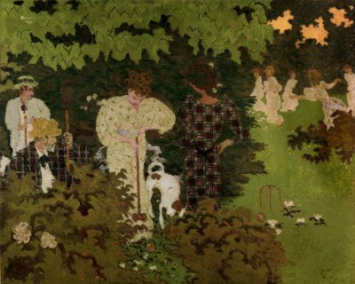 Twilight or The Croquet Game by Pierre Bonnard