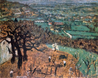 Dauphine Landscape by Pierre Bonnard