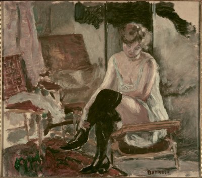 Study of a Young Woman on Her Chaise Longue by Pierre Bonnard