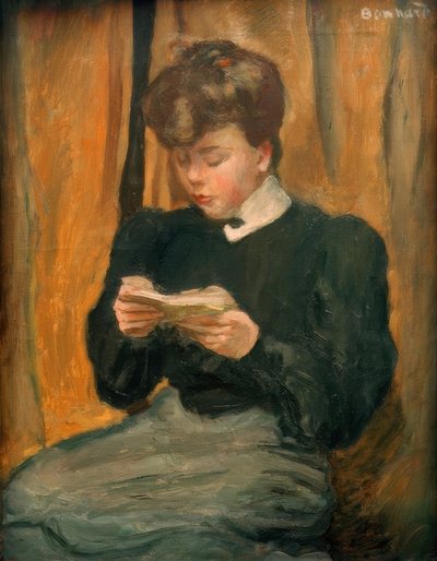 Woman Reading a Book by Pierre Bonnard