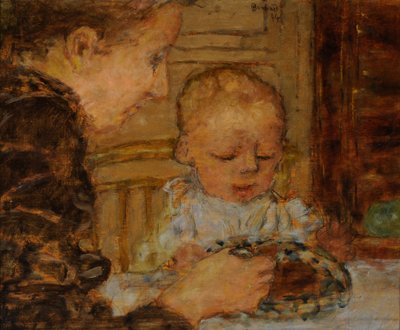 Grandmother and Child by Pierre Bonnard