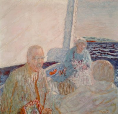 In the Sailboat by Pierre Bonnard