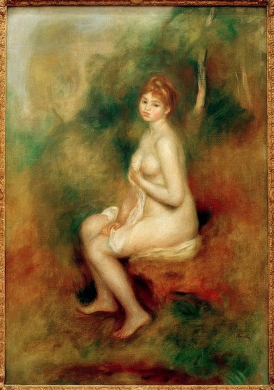 The Woman with the Egret by Pierre Bonnard