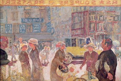 La Place Clichy, 1912 by Pierre Bonnard