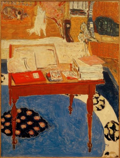 The Work Table by Pierre Bonnard