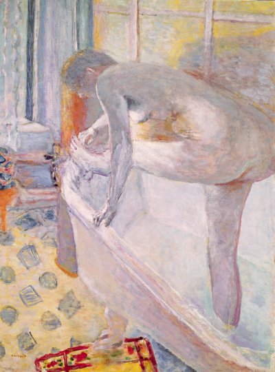 Large Nude in the Bathtub by Pierre Bonnard
