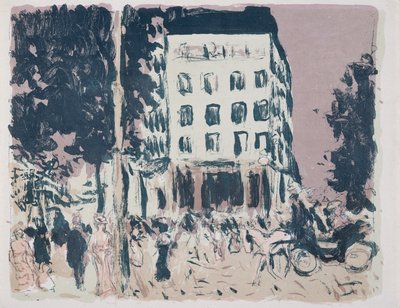 Le Boulevard by Pierre Bonnard