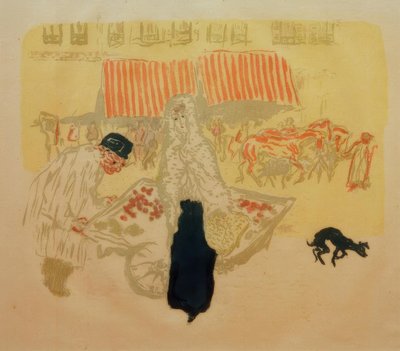 The Merchant of the Four Seasons (Vegetable Seller) by Pierre Bonnard