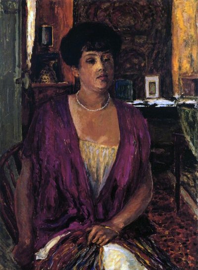 Madame Claude Anet, 1910 by Pierre Bonnard