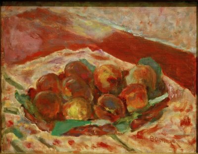 Basket of Peaches by Pierre Bonnard