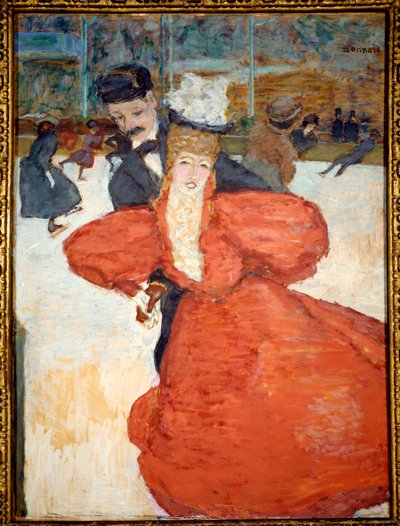Skaters by Pierre Bonnard