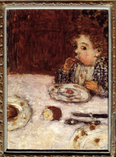 The Child Who Lunched by Pierre Bonnard