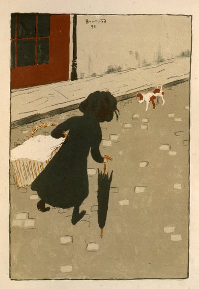 The Little Laundry Girl, 1896 by Pierre Bonnard