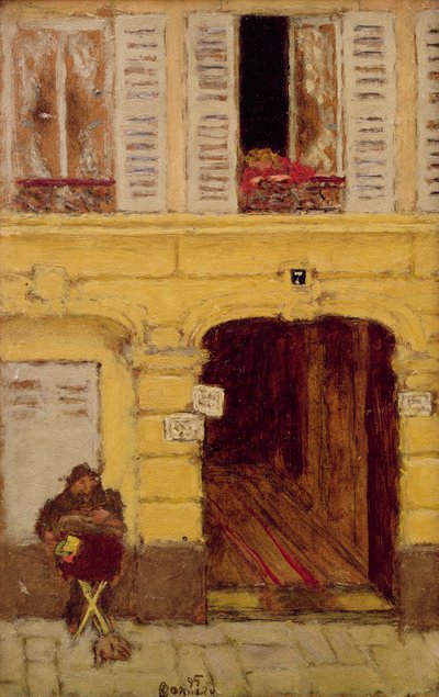 The Organ Grinder, 1895 by Pierre Bonnard