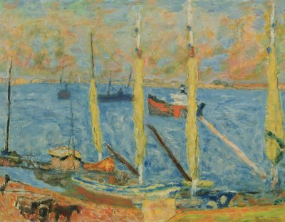 The Port of St. Tropez by Pierre Bonnard