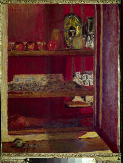 The Red Cabinet by Pierre Bonnard