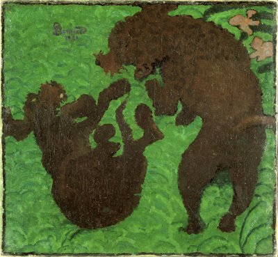Two Poodles, 1891 by Pierre Bonnard