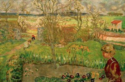 Early Spring (Les Pensées) by Pierre Bonnard
