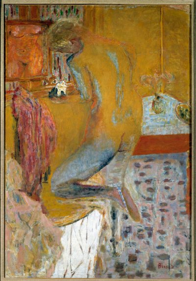 Woman at her toilet by Pierre Bonnard