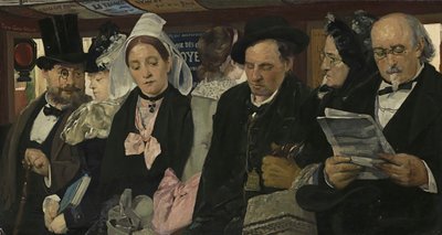 In an Omnibus by Pierre Carriere Belleuse