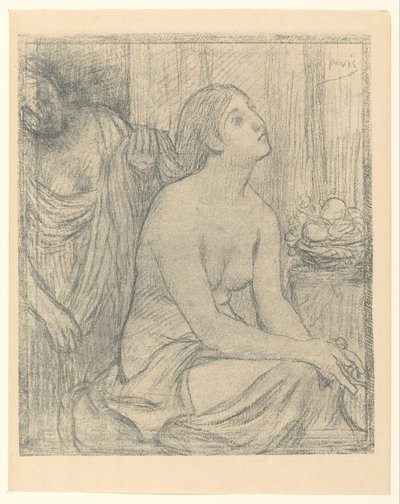Woman at Her Toilet by Pierre Cécile Puvis de Chavannes