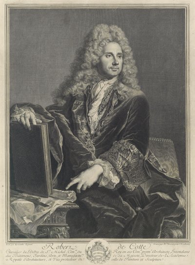 Robert de Cotte by Pierre Drevet