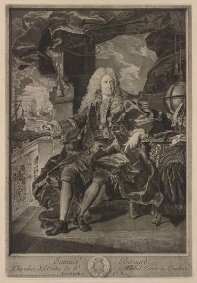 Samuel Bernard by Pierre Drevet