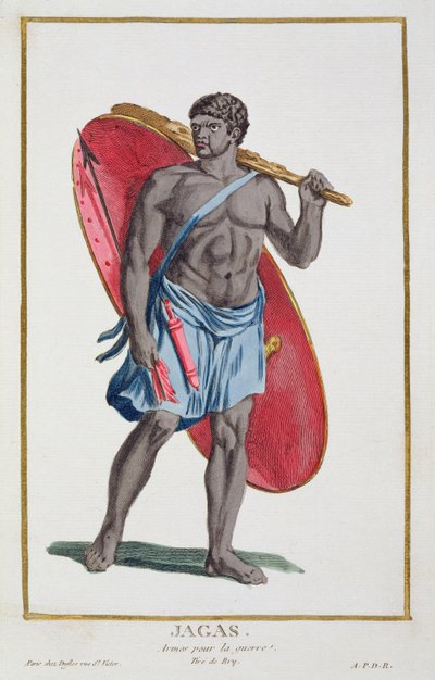 A Jagas Warrior by Pierre Duflos