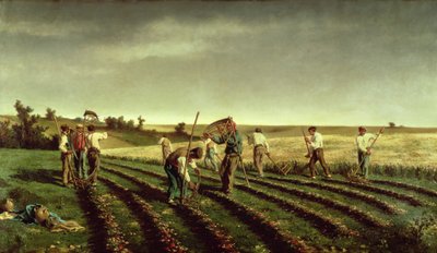 Reaping Sainfoin in Chambaudouin, 1882 by Pierre Edmond Alexandre Hedouin