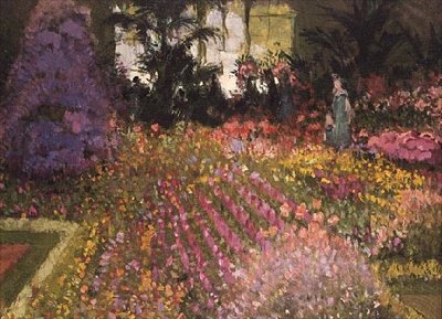 The Flower Garden by Pierre Eugene Montezin