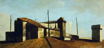 Roman Roofs in Sun by Pierre Henri de Valenciennes