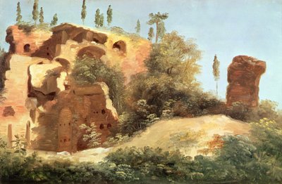 Ruins at the Villa Farnese by Pierre Henri de Valenciennes