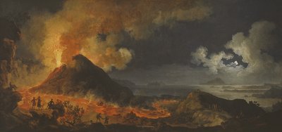 The Eruption of Vesuvius, 1771 by Pierre Jacques Volaire